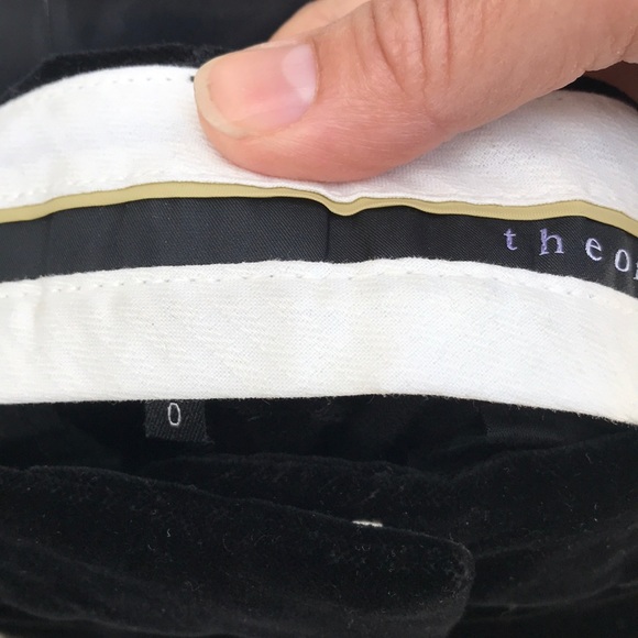 COPY - Theory velvet tuxedo pants w/satin side stripes - Picture 4 of 11